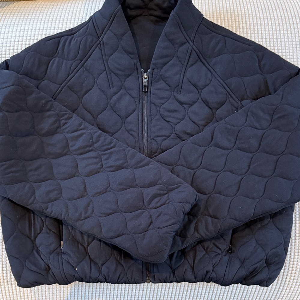 lululemon athletica Black Quilted Puffer Jacket